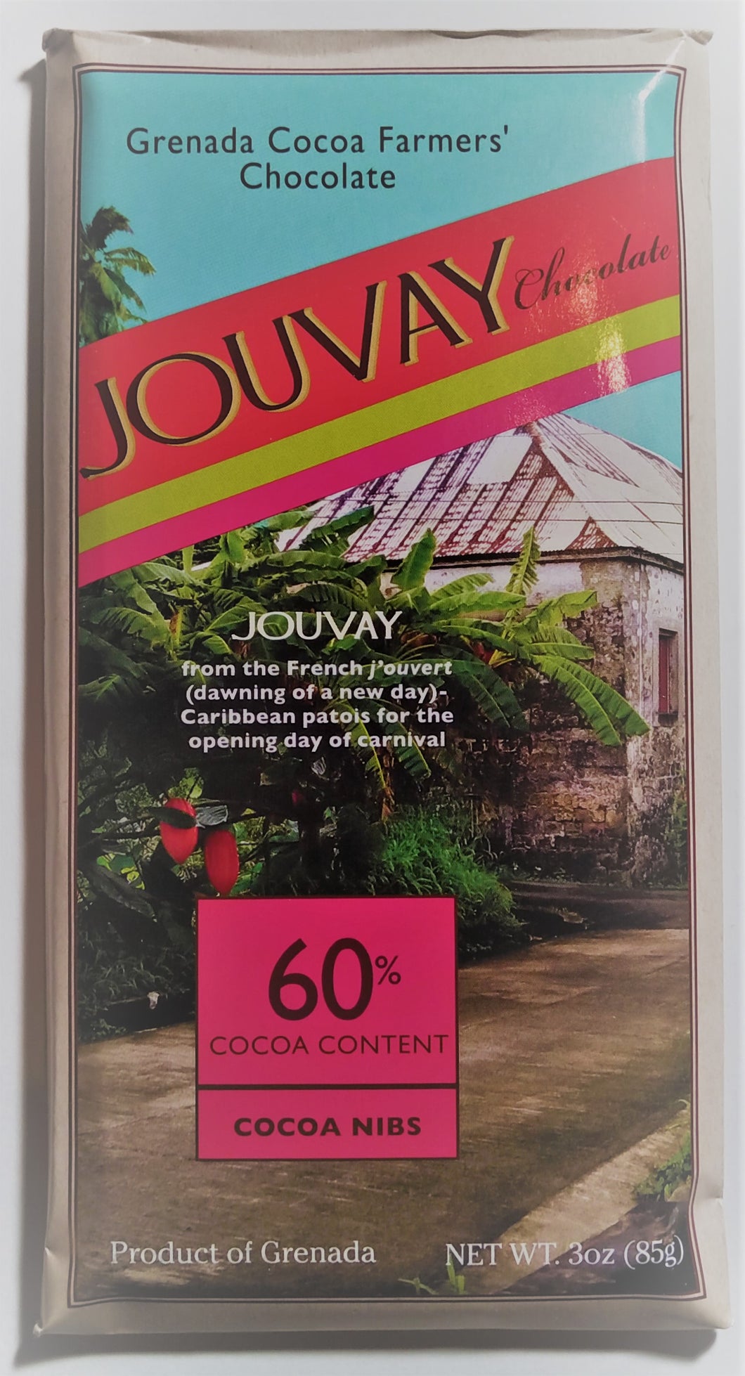 Jouvay 60% Dark & Sweet with Cocoa Nibs