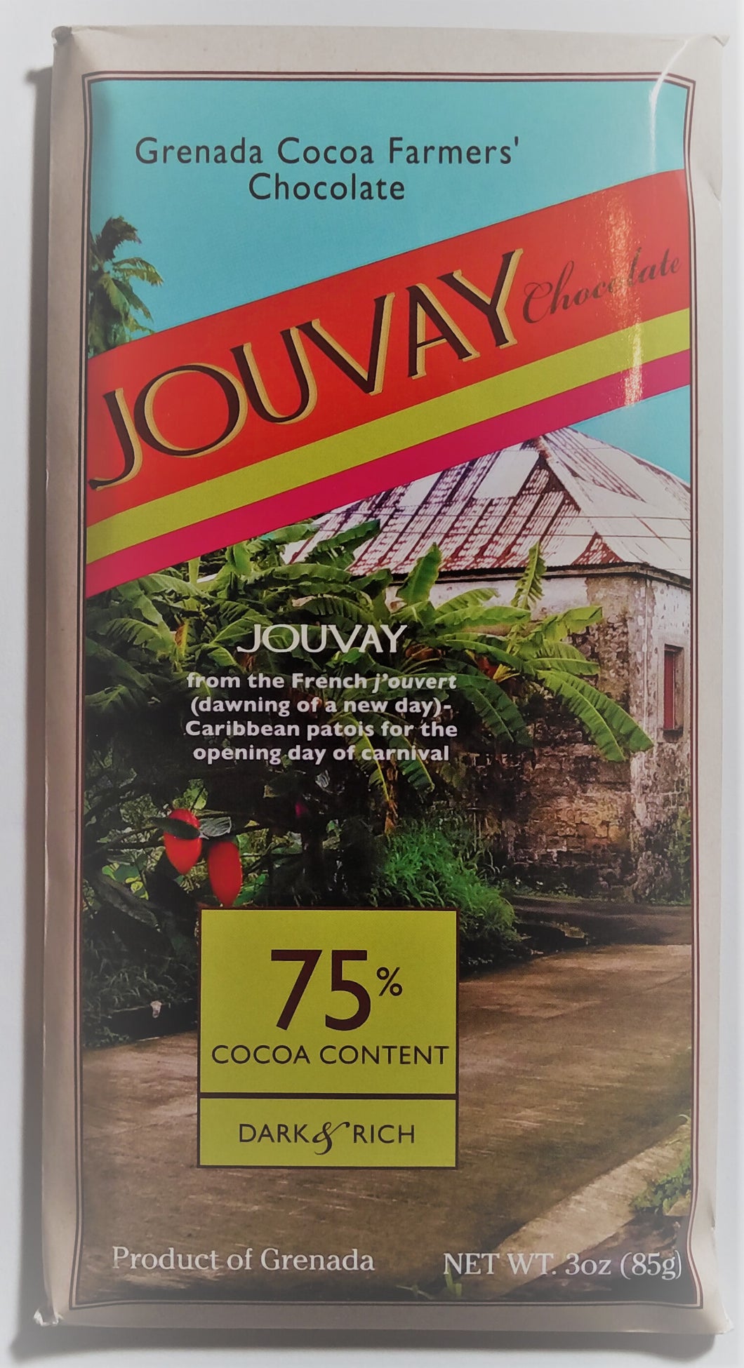 Jouvay 75% Dark & Rich Chocolate Bar
